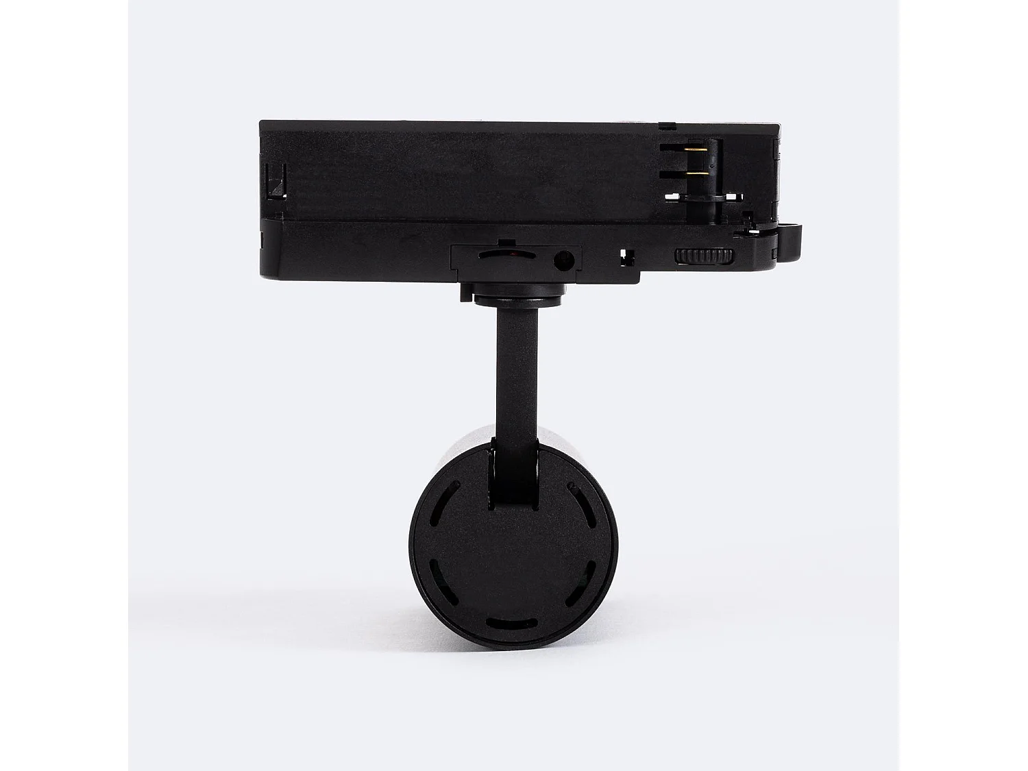 Spot LED sur Rail Triphasé 20W Carlo Noir 4000K Blanc neutre