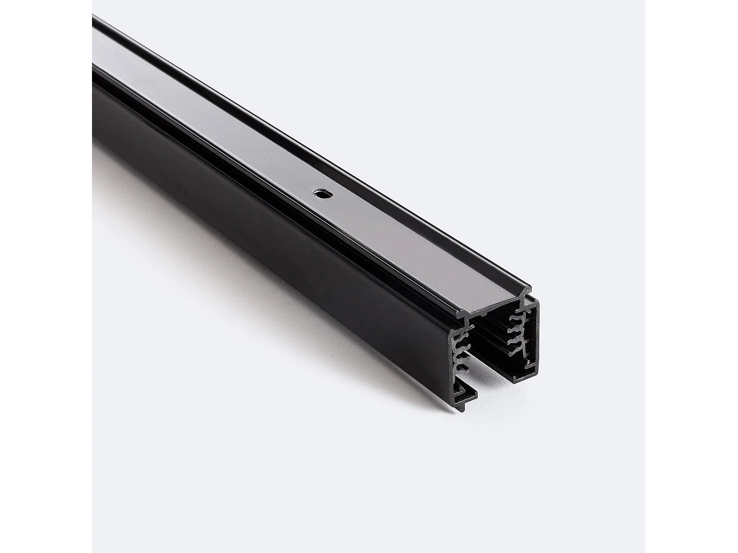 Rail Triphasé DALI pour Spots LED 1 Mètre Noir
