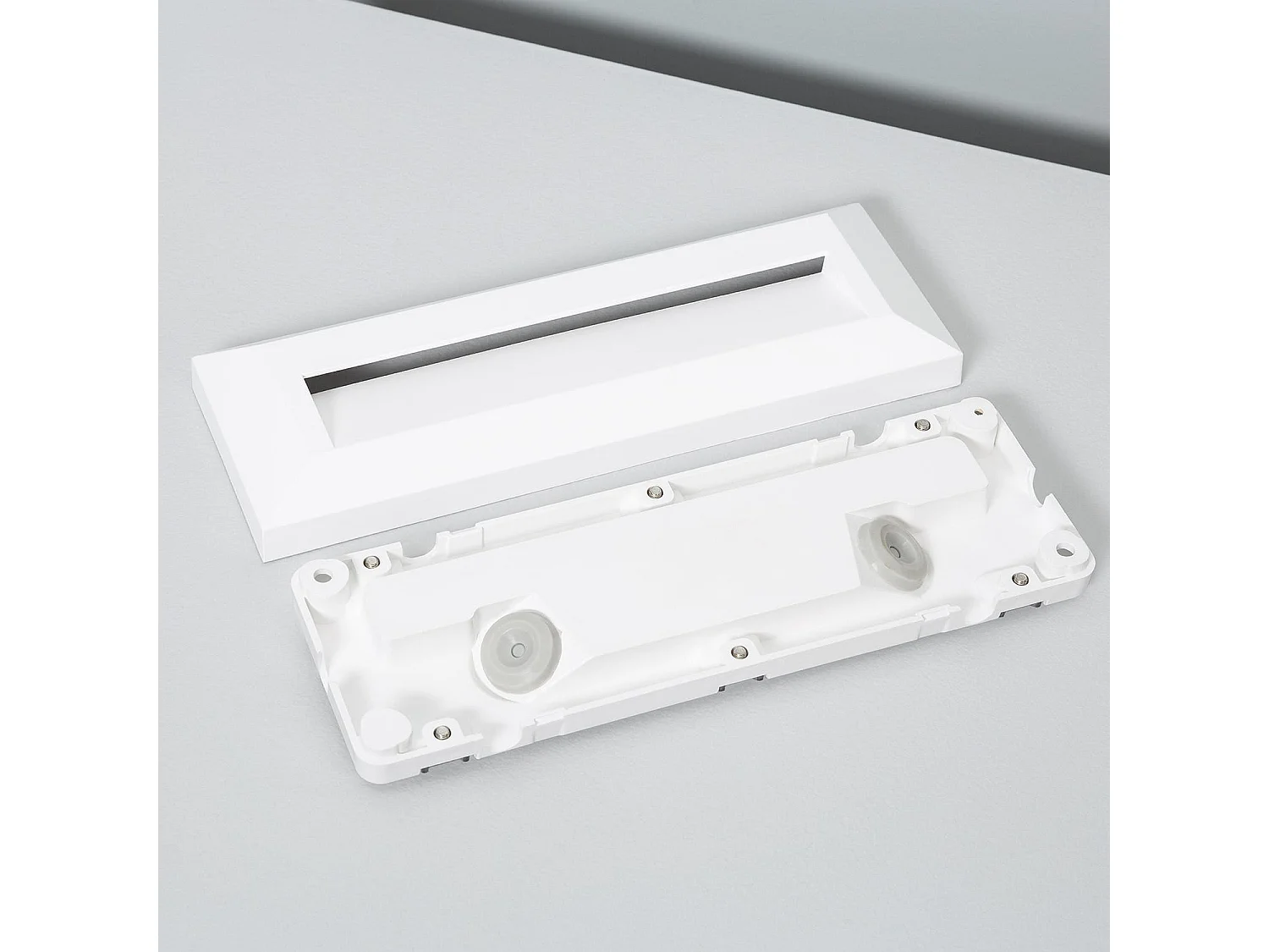 Balise LED Extérieure 2W En Saillie au Mur Rectangulaire Élide Blanche Blanc chaud  2700K