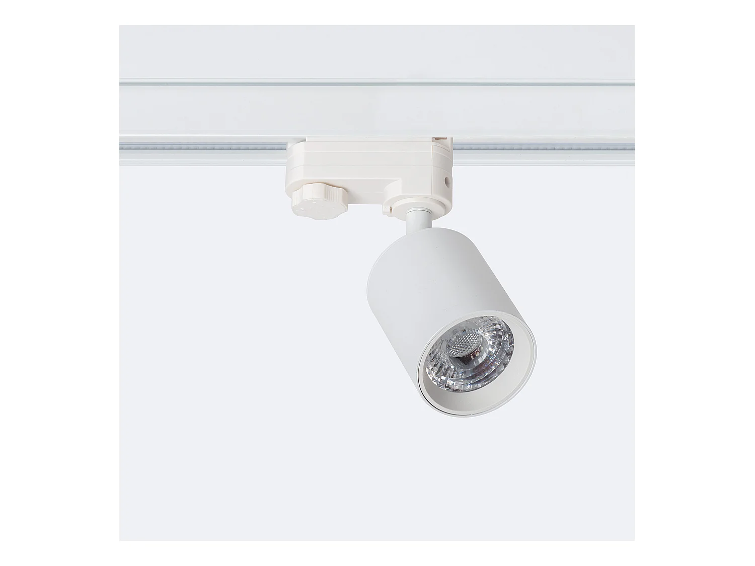Spot LED sur Rail Triphasé 10W Dimmable Mallet Blanc 4000K Blanc neutre