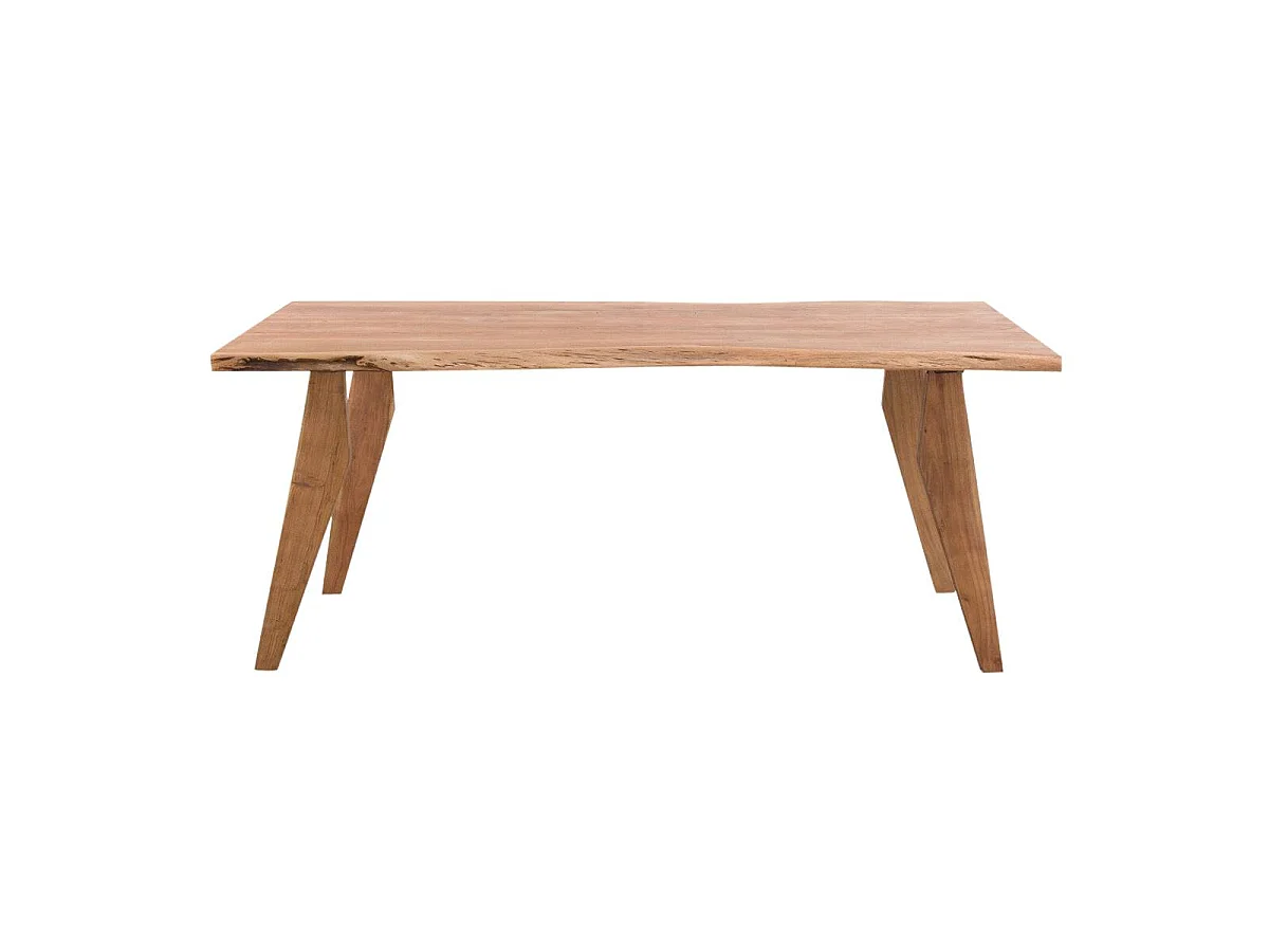 Table à manger en bois d'acacia Loriane