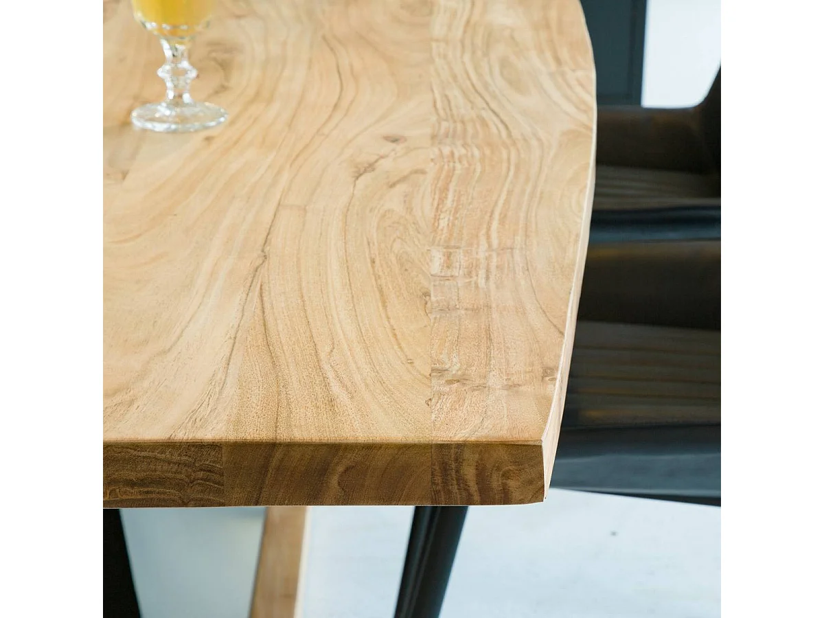 Table à manger en bois d'acacia Montréal