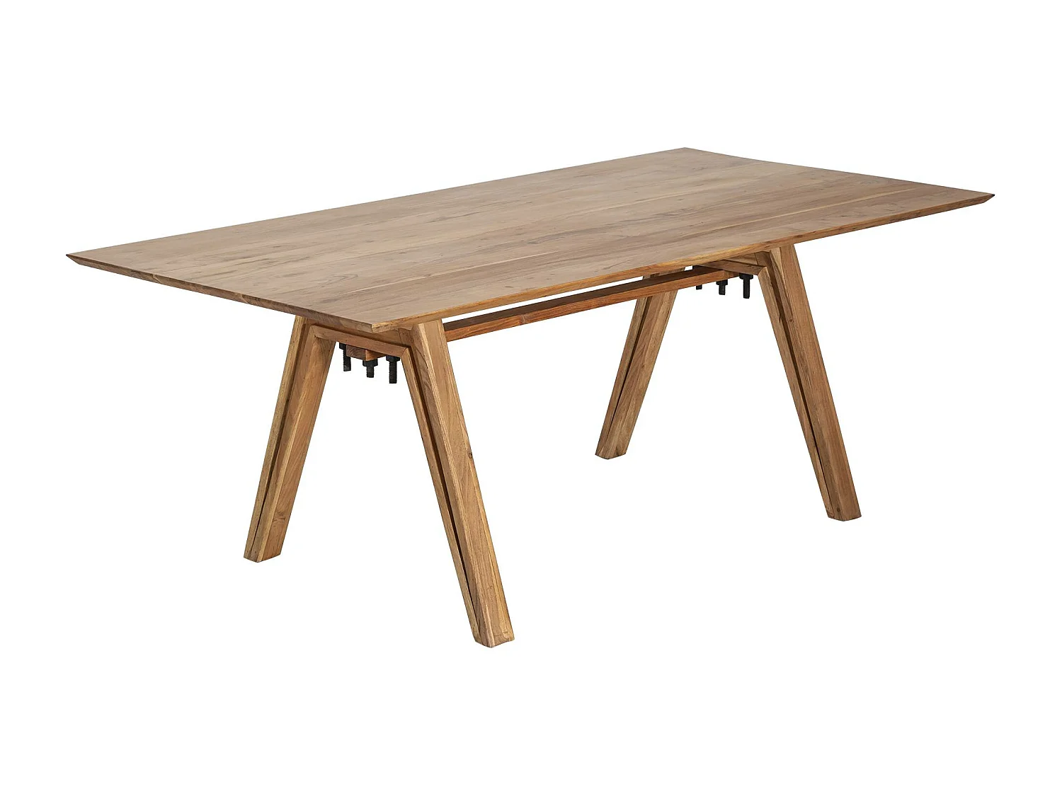 Table à manger en bois d'acacia Noa