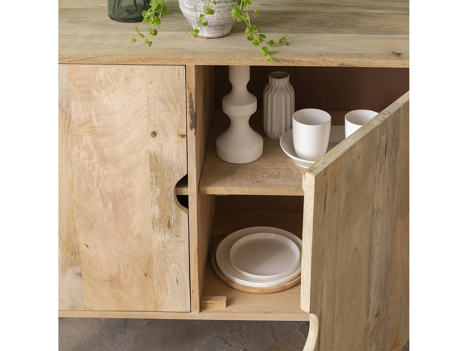 Buffet en bois de manguier Augustine