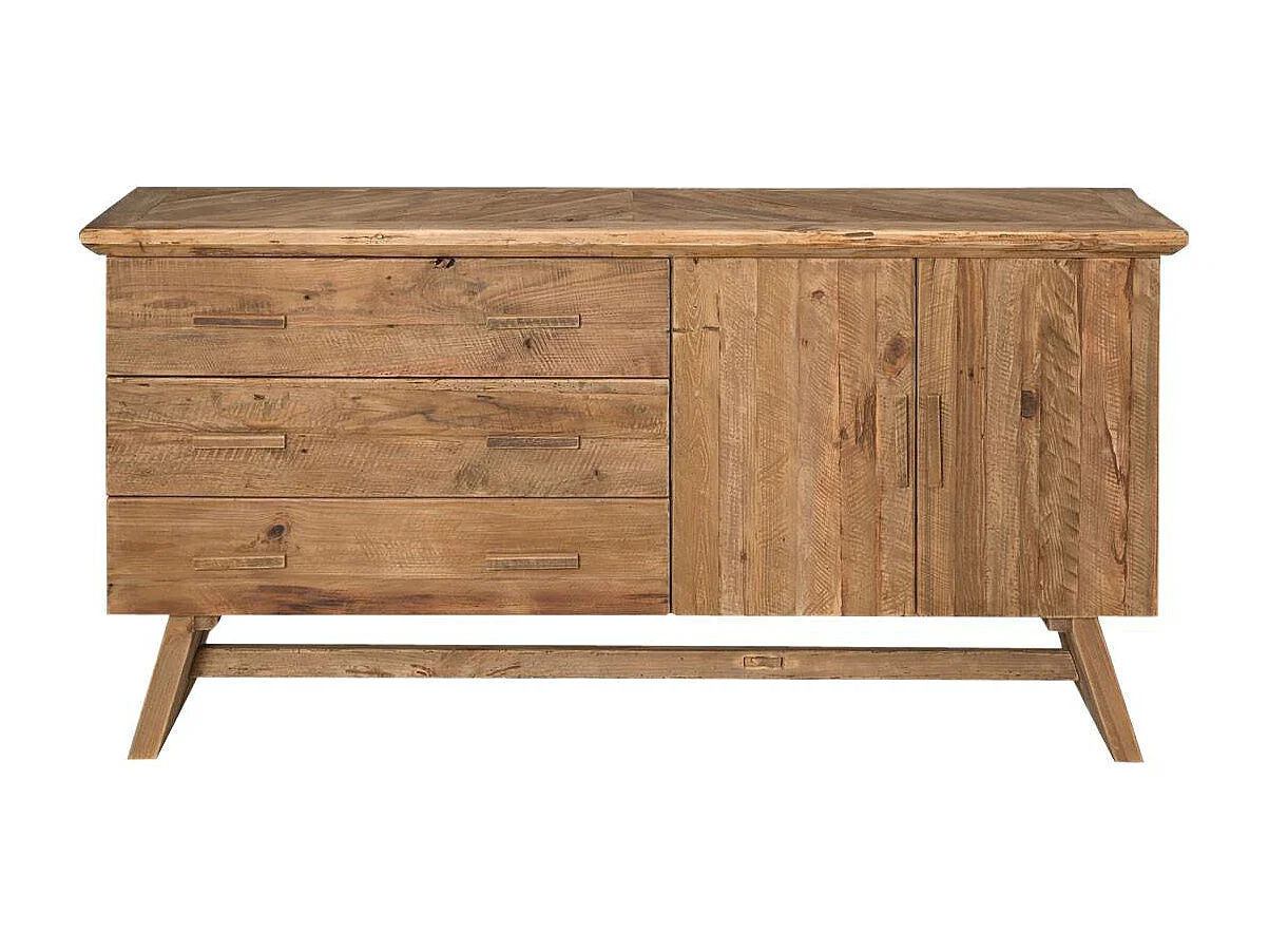 Buffet en bois recyclé 2 portes Blaise