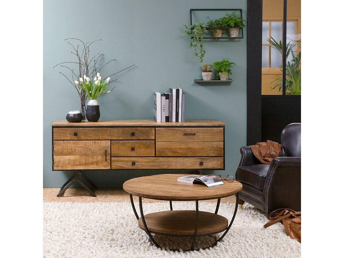 Table basse en bois de manguier Rita