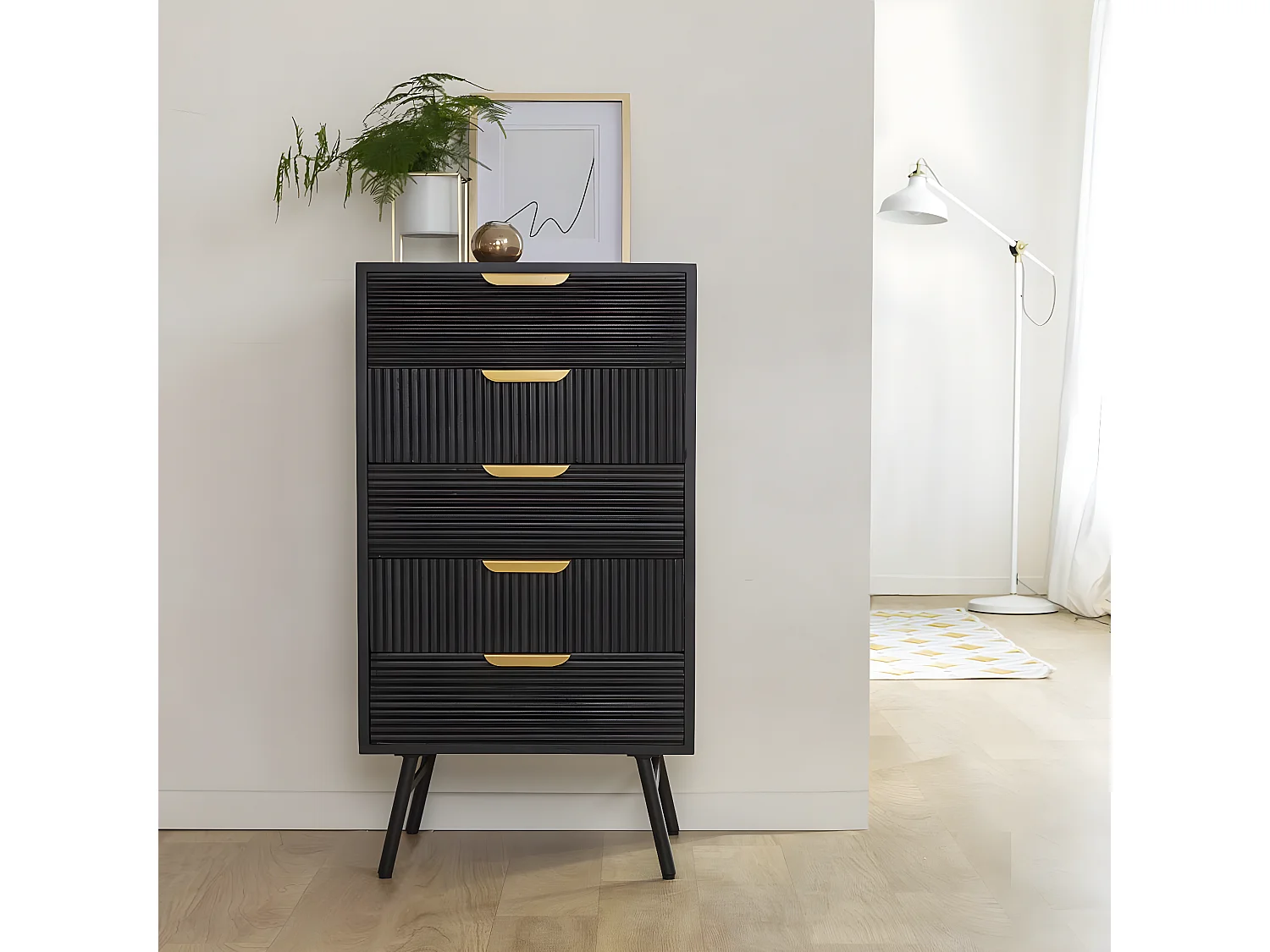 Chiffonnier en bois de manguier James