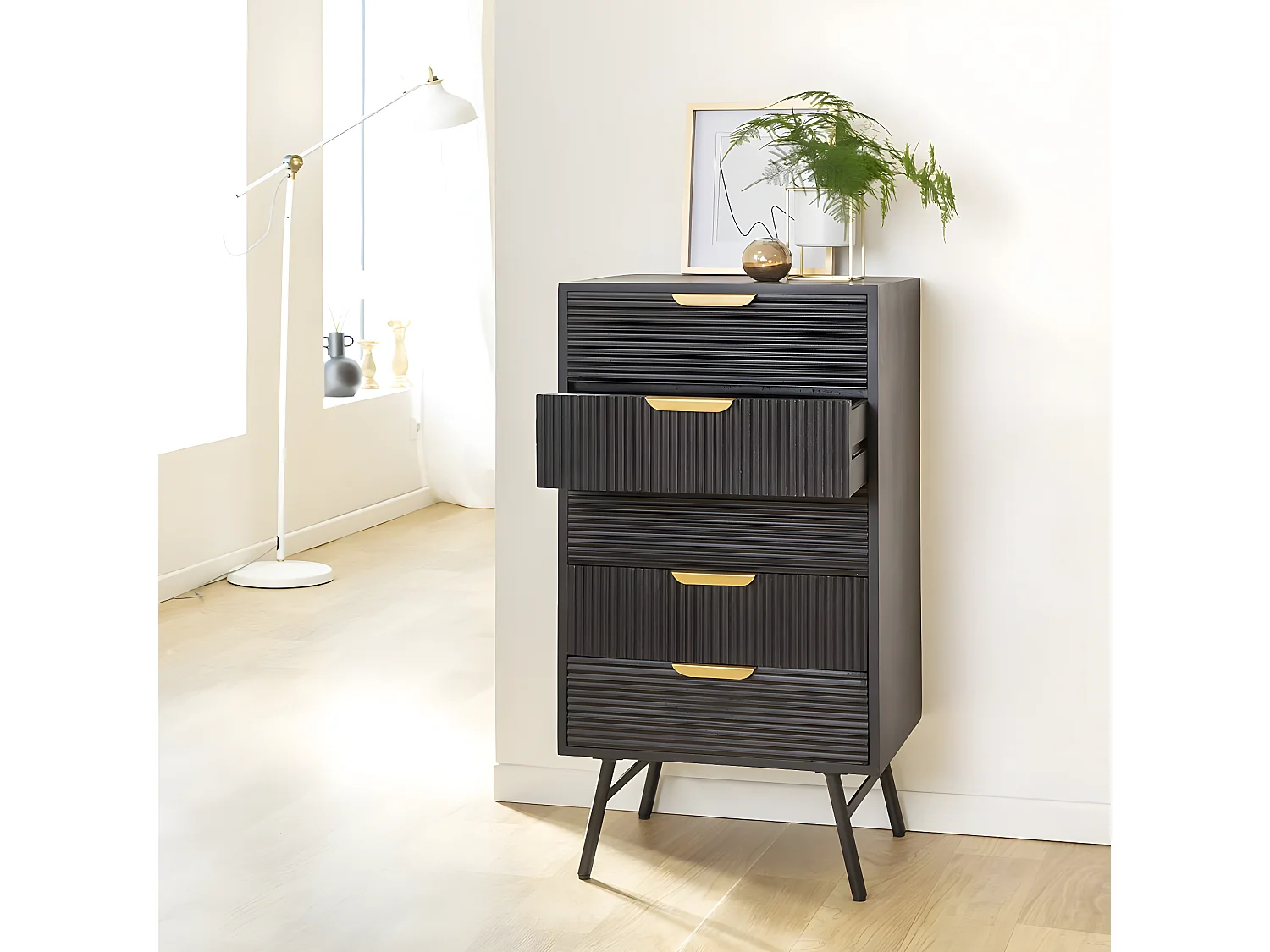 Chiffonnier en bois de manguier James