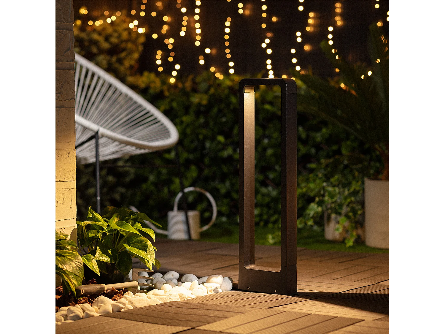 Lampioncino LED Esterni Superficie 7W 60cm Alma 3000K Bianco Caldo