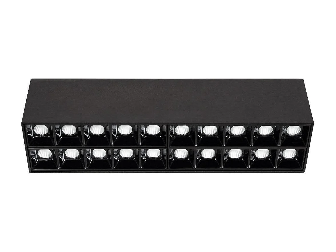 Spot Linéaire Optic LED en Saillie 270mm 32W CRI90 (UGR16) Blanc Neutre  4000K