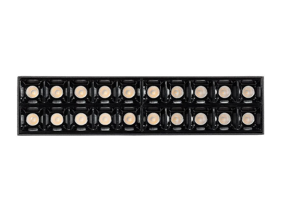 Spot Linéaire Optic LED en Saillie 270mm 32W CRI90 (UGR16) Blanc Neutre  4000K