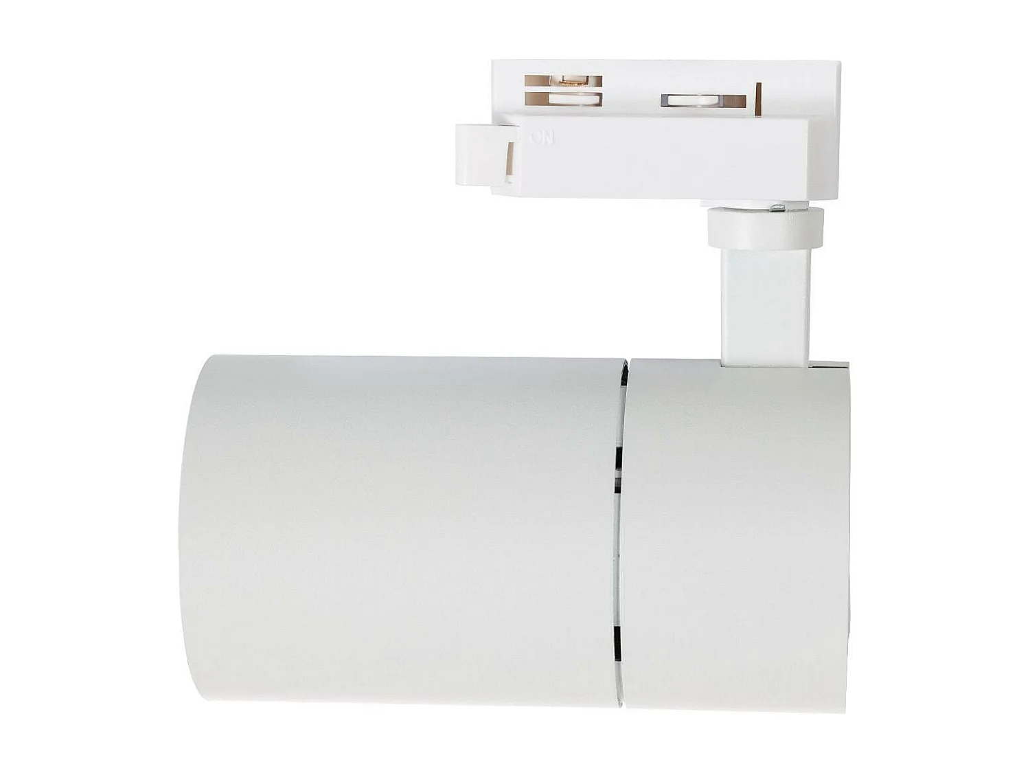 Spot LED sur Rail Monophasé 20W Mallet Dimmable Blanc 3000K Blanc chaud