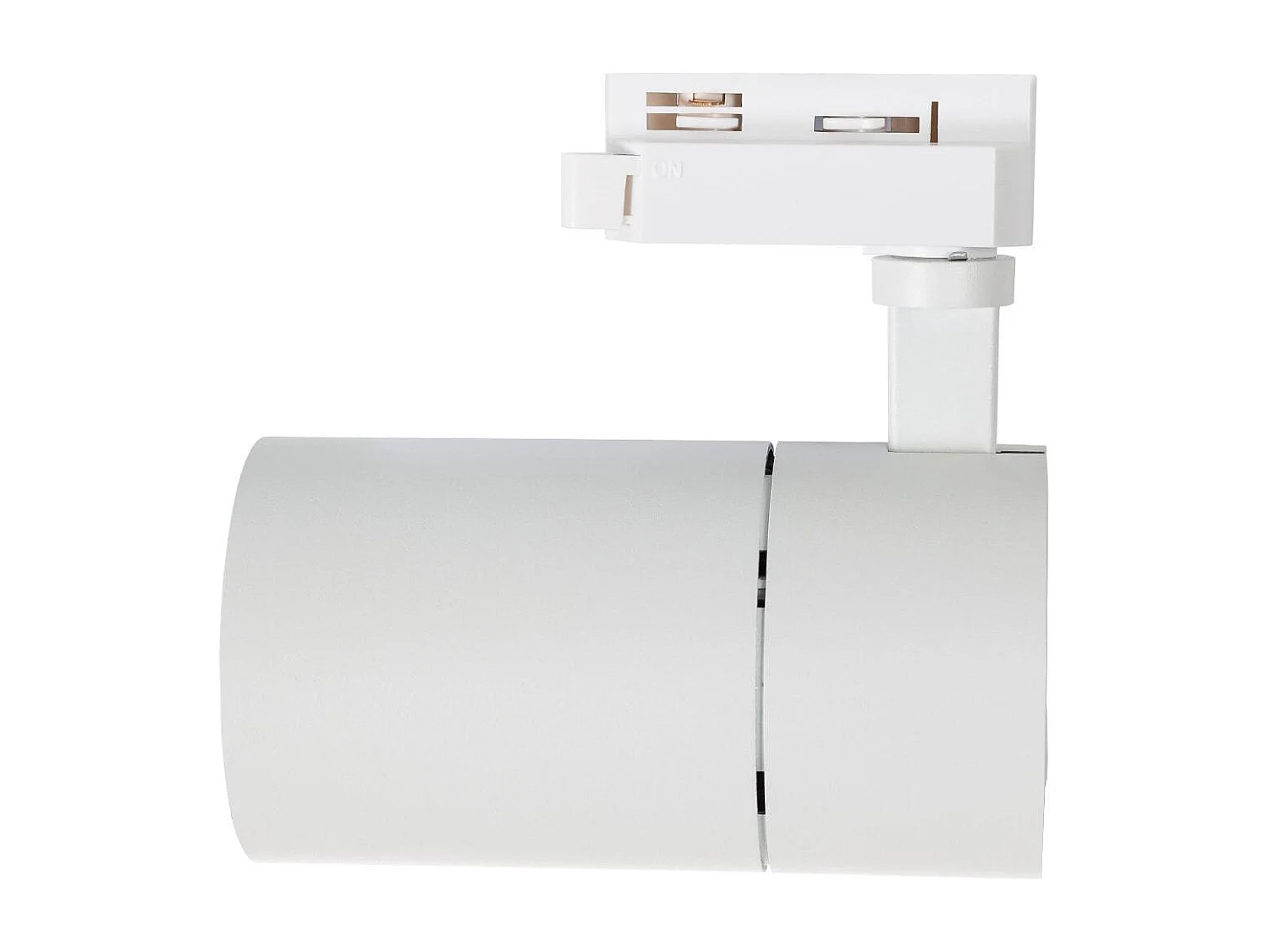 Spot LED sur Rail Monophasé 20W Mallet Dimmable Blanc 3000K Blanc chaud