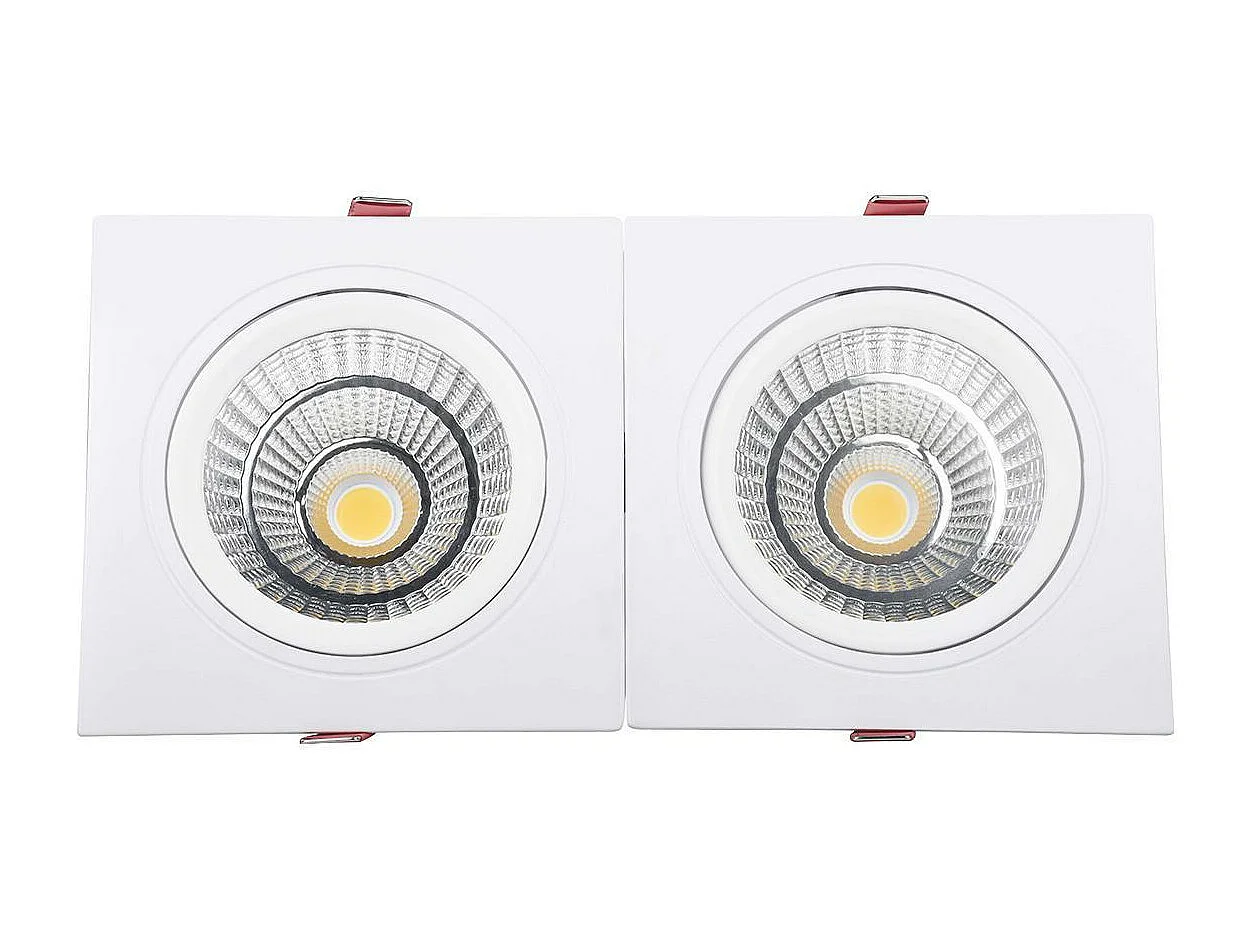 Spot Downlight LED 10W Rectangulaire Madison Coupe 165x75 mm 4000K Blanc neutre