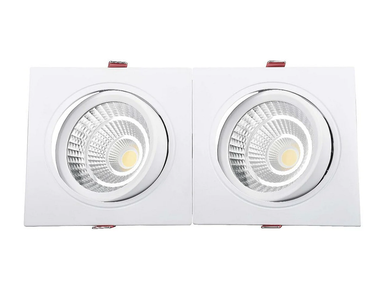 Spot Downlight LED 10W Rectangulaire Madison Coupe 165x75 mm 4000K Blanc neutre