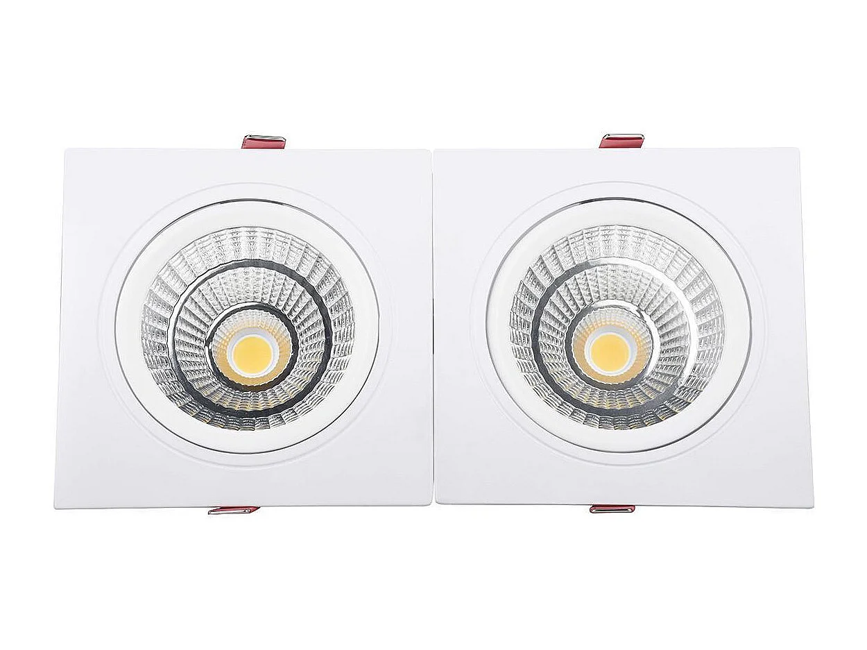 Spot Downlight LED 10W Rectangulaire Madison Coupe 165x75 mm 4000K Blanc neutre