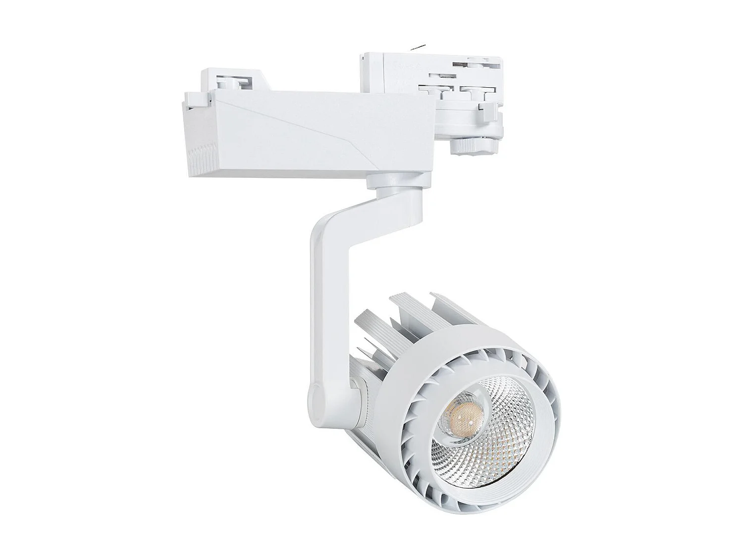 Spot LED sur Rail Triphasé 30W Dora Blanc 2700K Blanc chaud