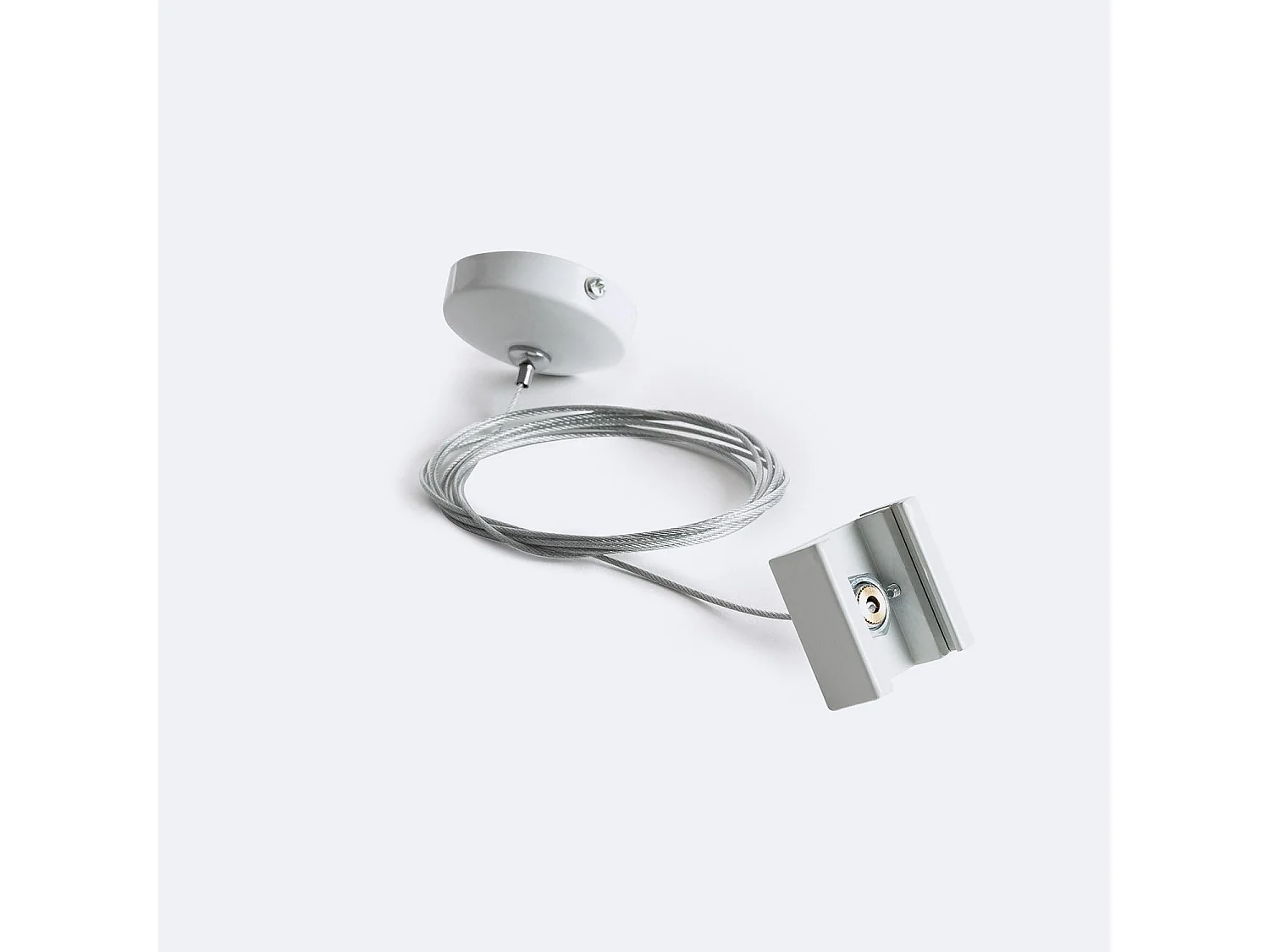 Kit de Suspensión pour Rail Triphasé DALI Blanc