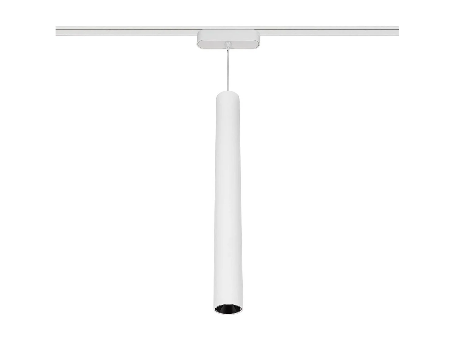 Spot LED Suspendu sur Rail Magnétique 25mm Extra-Plat 7W 48V Quartz Blanc 2700K Blanc chaud