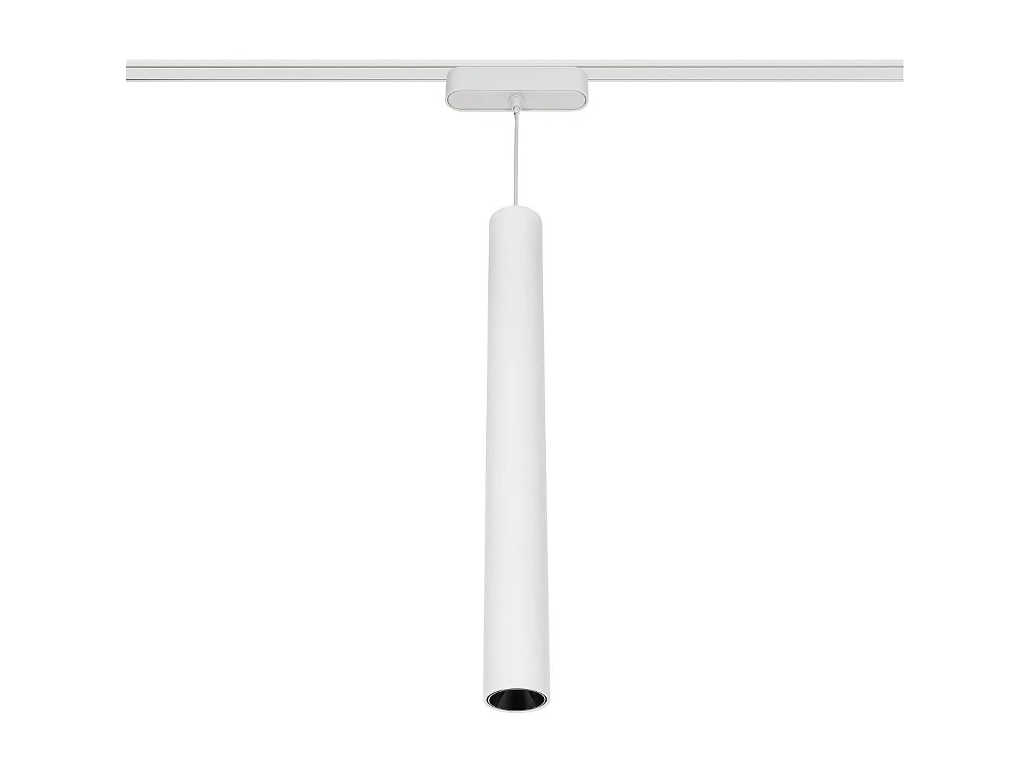 Spot LED Suspendu sur Rail Magnétique 25mm Extra-Plat 7W 48V Quartz Blanc 2700K Blanc chaud