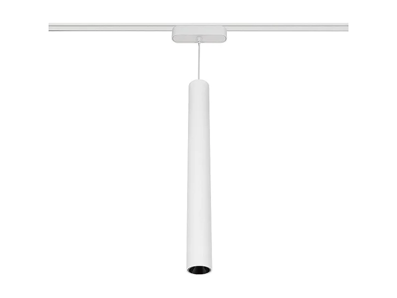 Spot LED Suspendu sur Rail Magnétique 25mm Extra-Plat 7W 48V Quartz Blanc 2700K Blanc chaud