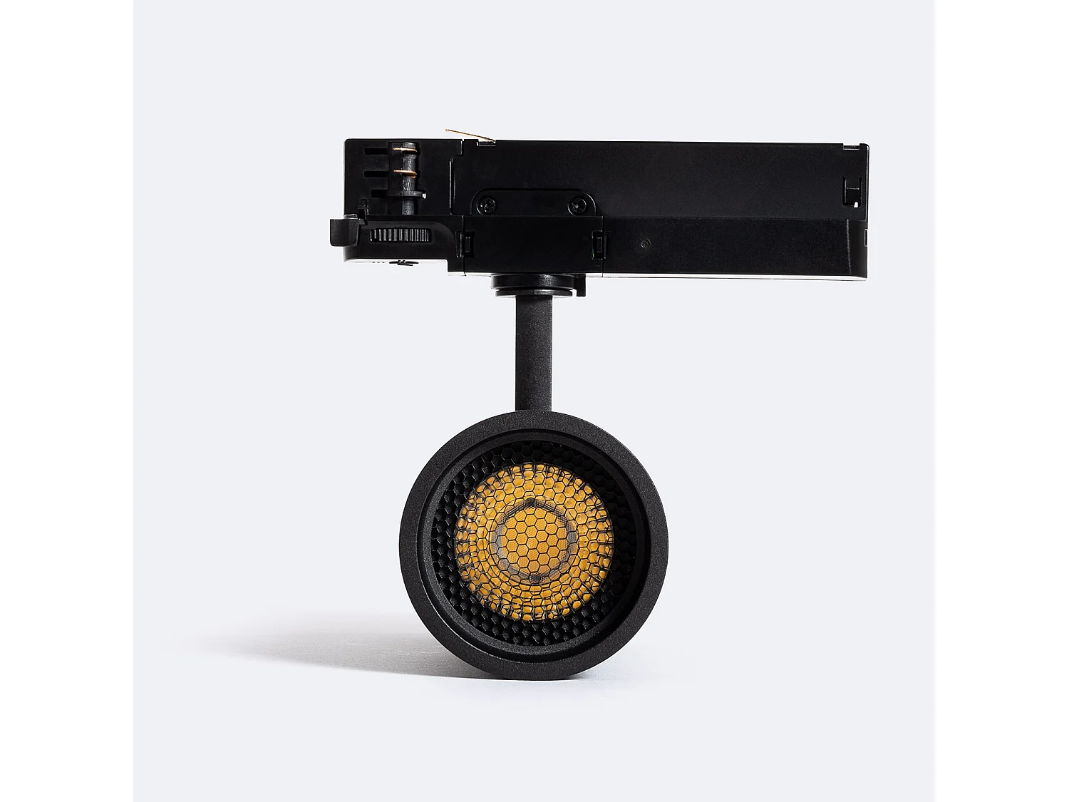 Spot LED Fasano Anti-éblouissement 30W CCT Sélectionnable pour Rail Triphasé Dimmable Noir 2700K - 3200K - 4000K Sélectionnable