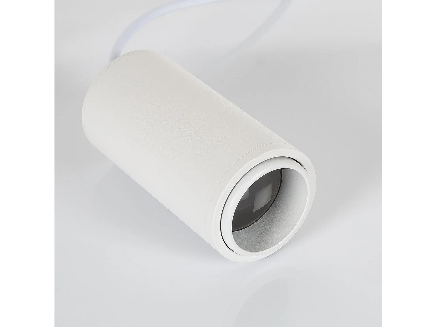 Suspension Cuarzo Multiangle 10-50º de Rail Triphasé pour Ampoule GU10  Blanc