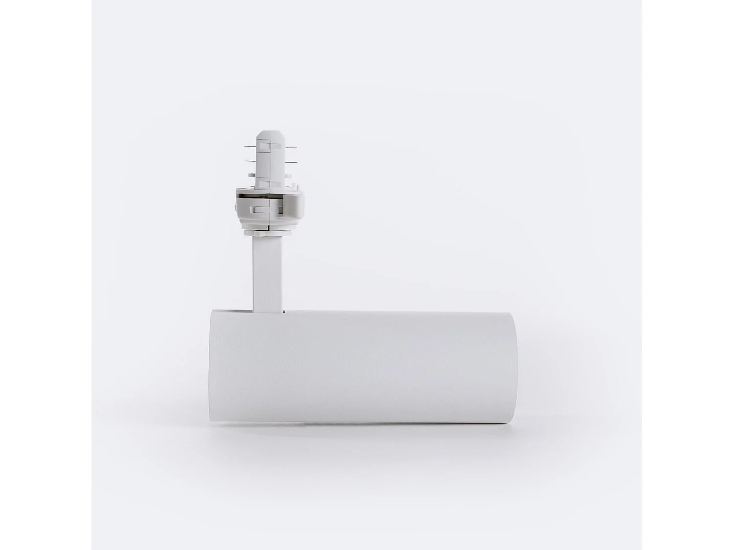 Spot LED sur Rail Triphasé 20W Carlo Blanc 5000K Blanc neutre