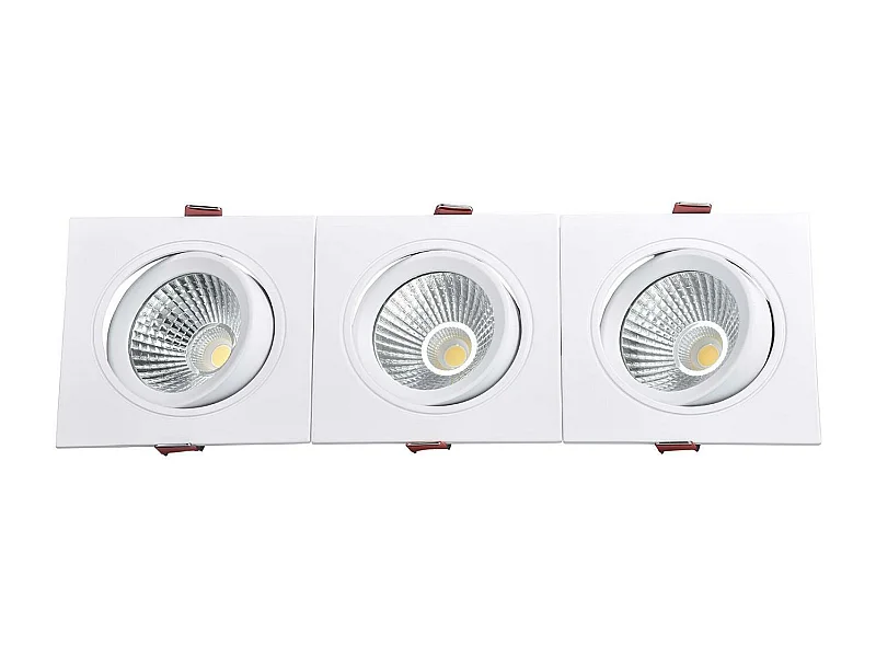 Foco Downlight LED 30W Rectangular Madison Corte 315x95 mm 3000K Blanco Cálido