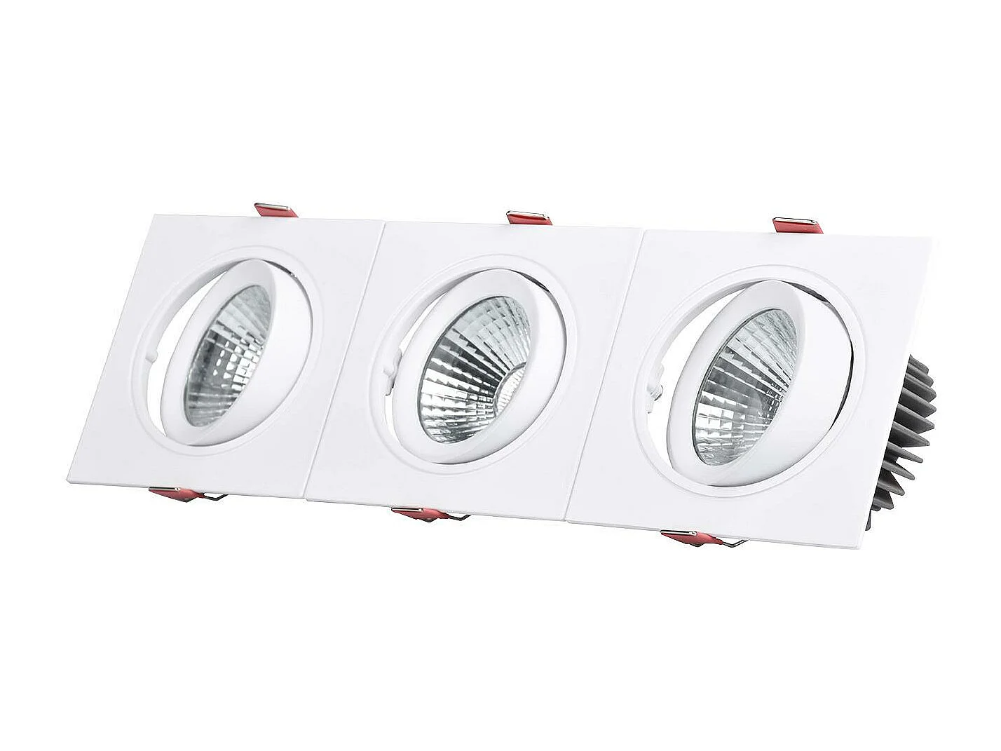 Foco Downlight LED 30W Rectangular Madison Corte 315x95 mm 3000K Blanco Cálido