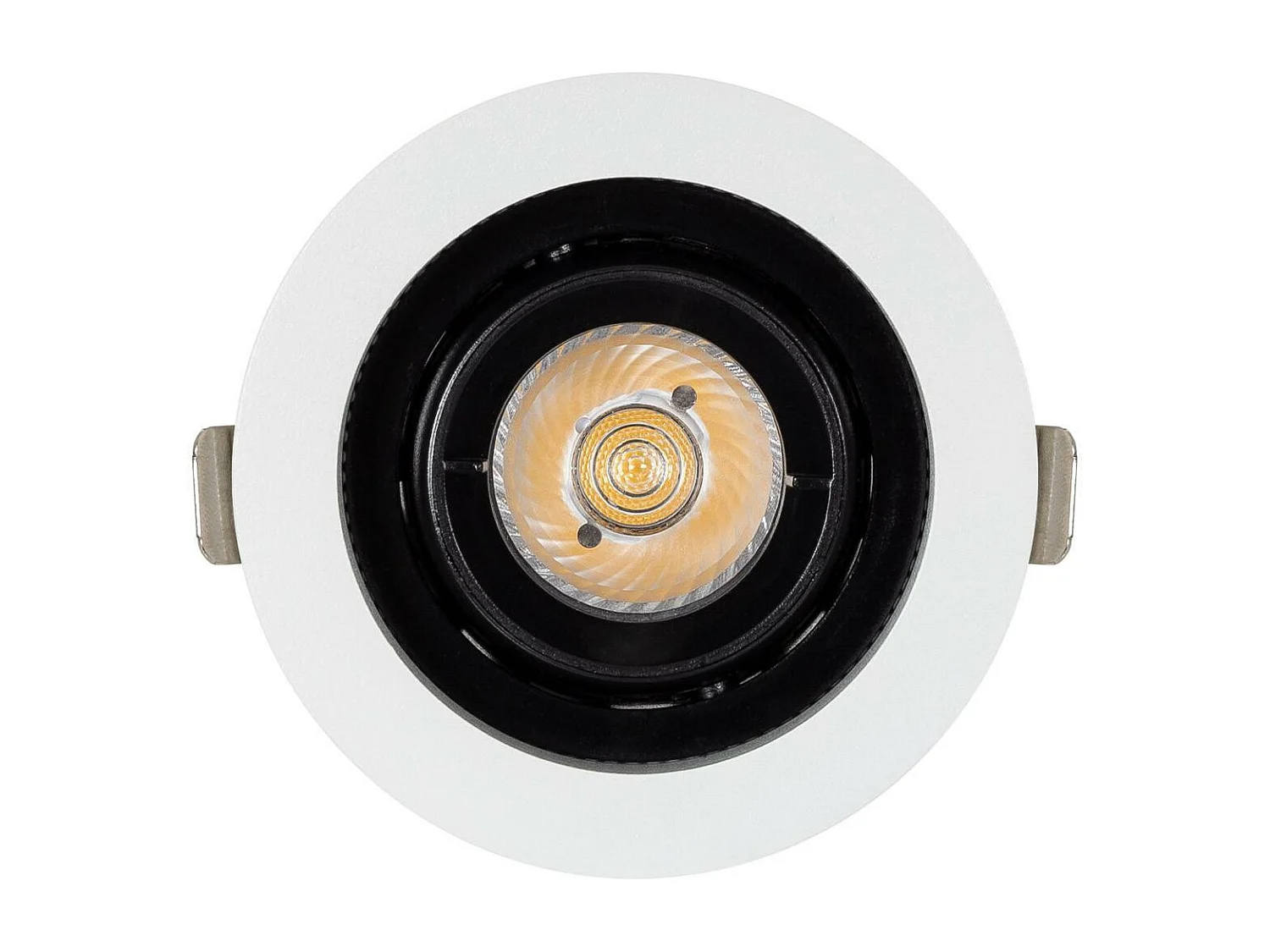 Foco Downlight LED 12W COB Direccionable 360º Circular Corte Ø 100 mm CRI90 Expert Color No Flicker No Flicker 3000K Blanco Cálido