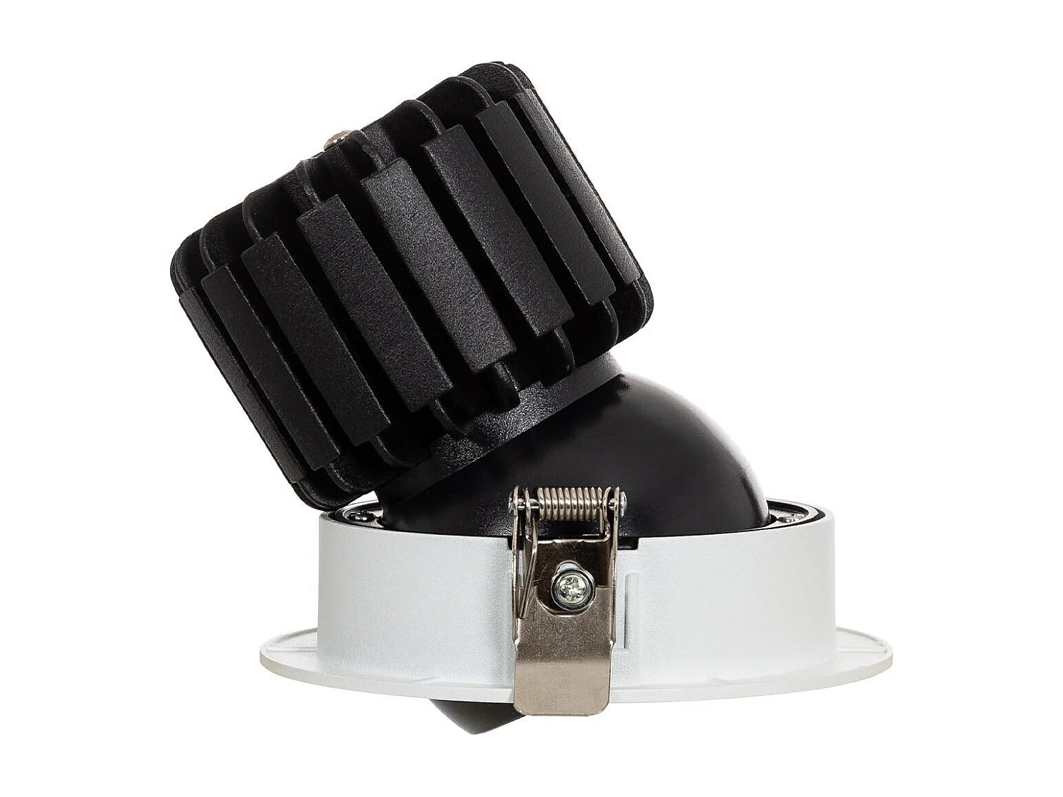 Spot LED Downlight COB Rond Orientable 360º (UGR19) High Lumen Expert Color No Flicker CRI90 12W Coupe Ø 100mm  No Flicker 3000K Blanc chaud