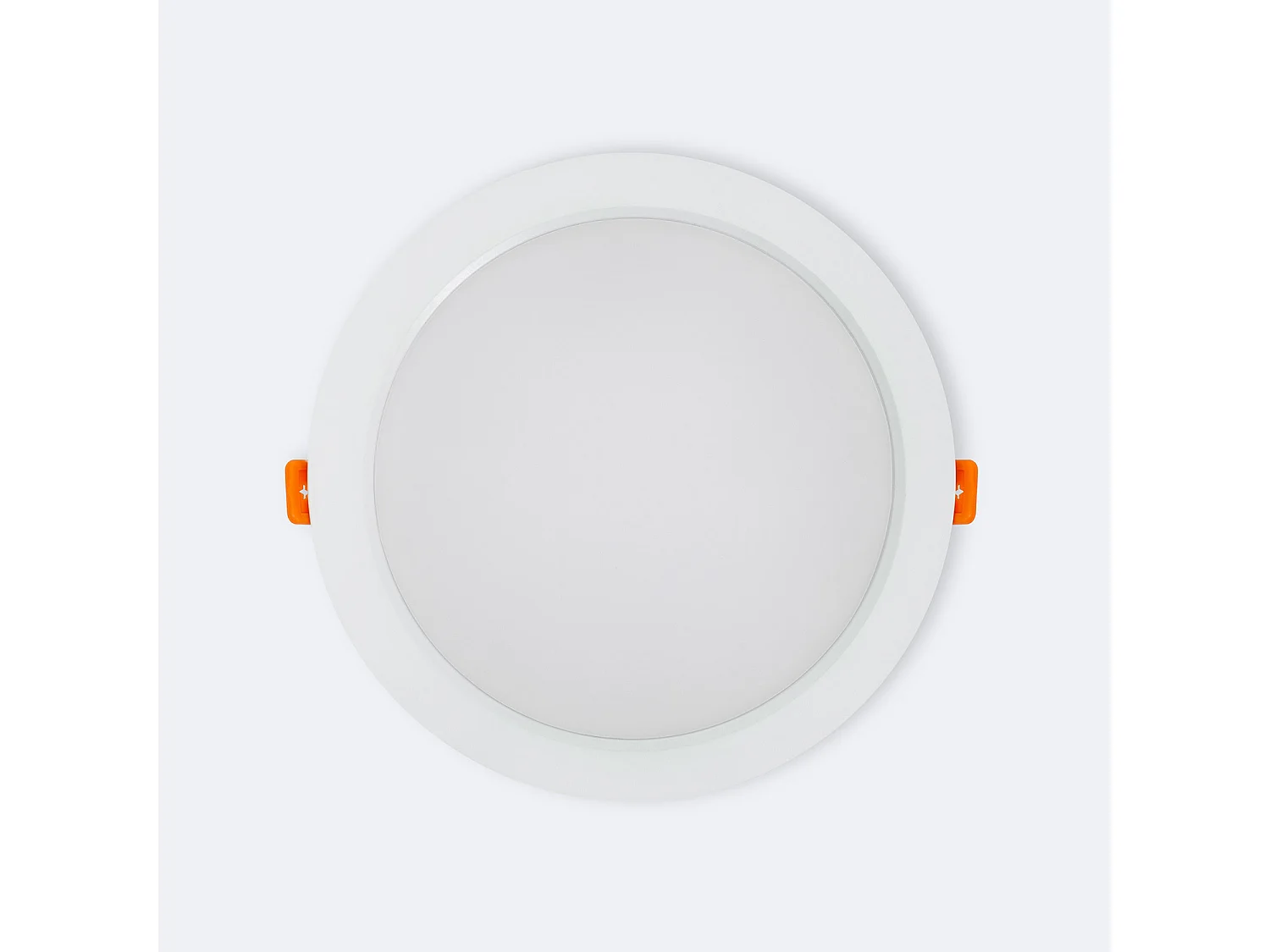 Downlight LED 18W Rond Chip  Aero 110 lm/W  Coupe Ø 150 mm 2700K Blanc chaud