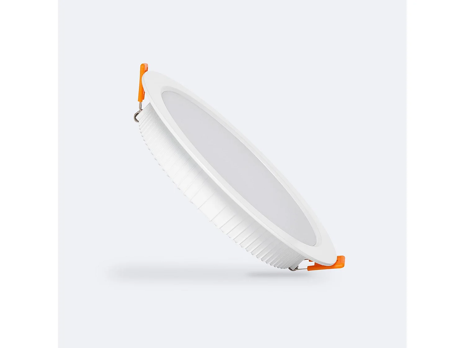 Downlight LED 18W Rond Chip  Aero 110 lm/W  Coupe Ø 150 mm 2700K Blanc chaud