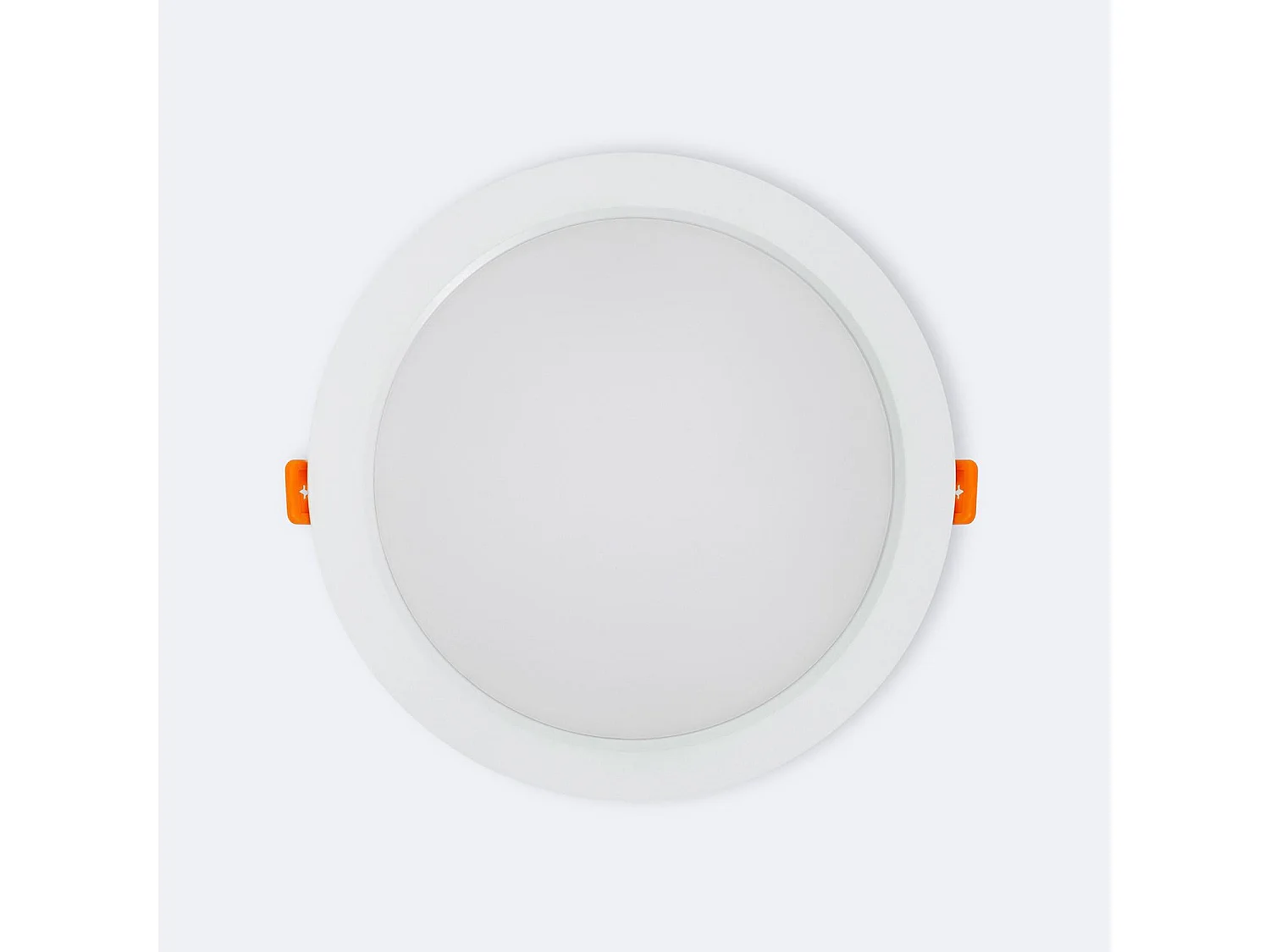 Downlight LED 18W Rond Chip  Aero 110 lm/W  Coupe Ø 150 mm 2700K Blanc chaud