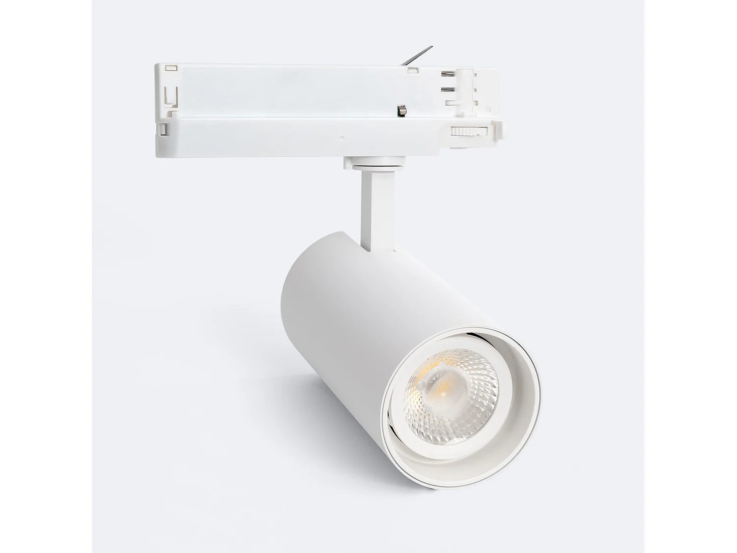 Spot LED sur Rail Triphasé 30W Fasano Dimmable Blanc 3200K Blanc chaud