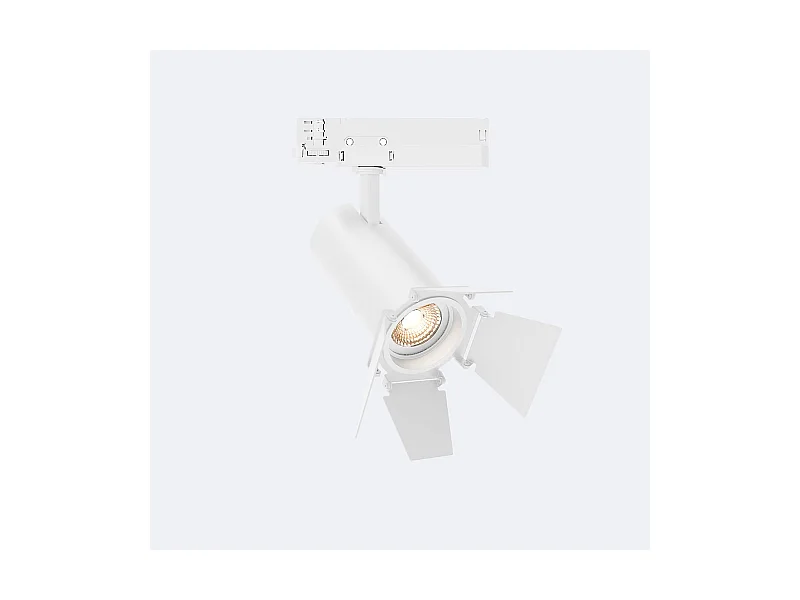 Spot LED Fasano Cinéma 30W pour Rail Triphasé Dimmable Blanc 4000K Blanc neutre