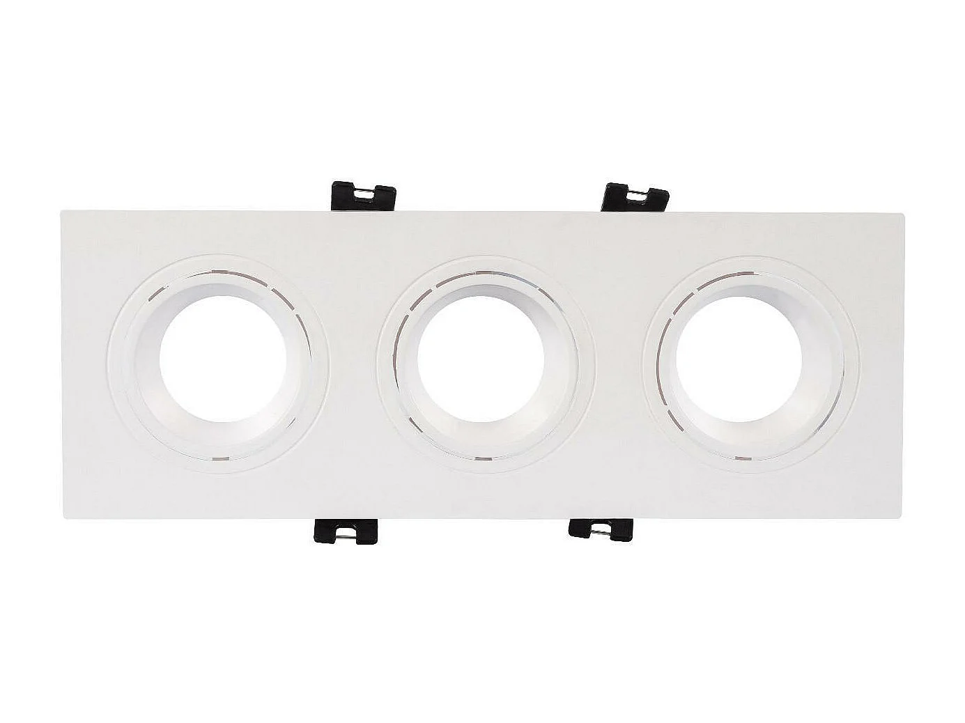 TechBrey Foco Downlight Cuadrado Basculante GU10 6W Corte 75x235 mm PC