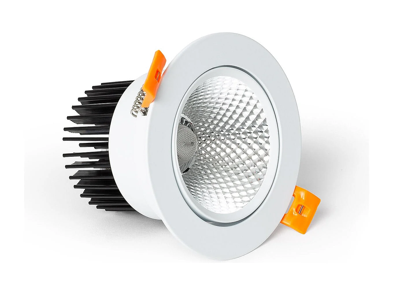 Spot Downlight LED 12W Rond COB CRI90 Coupe Ø 90 mm No Flicker 4000K Blanc neutre