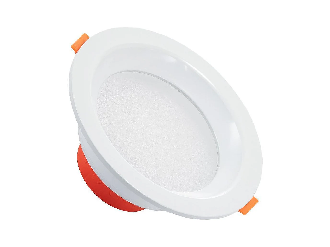 Downlight LED 10W Rond LUX CRI90 Coupe Ø 105 mm IP44 No Flicker 4000K Blanc neutre