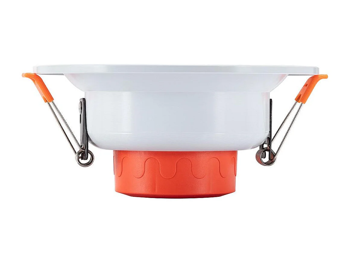 Downlight LED 10W Rond LUX CRI90 Coupe Ø 105 mm IP44 No Flicker 4000K Blanc neutre