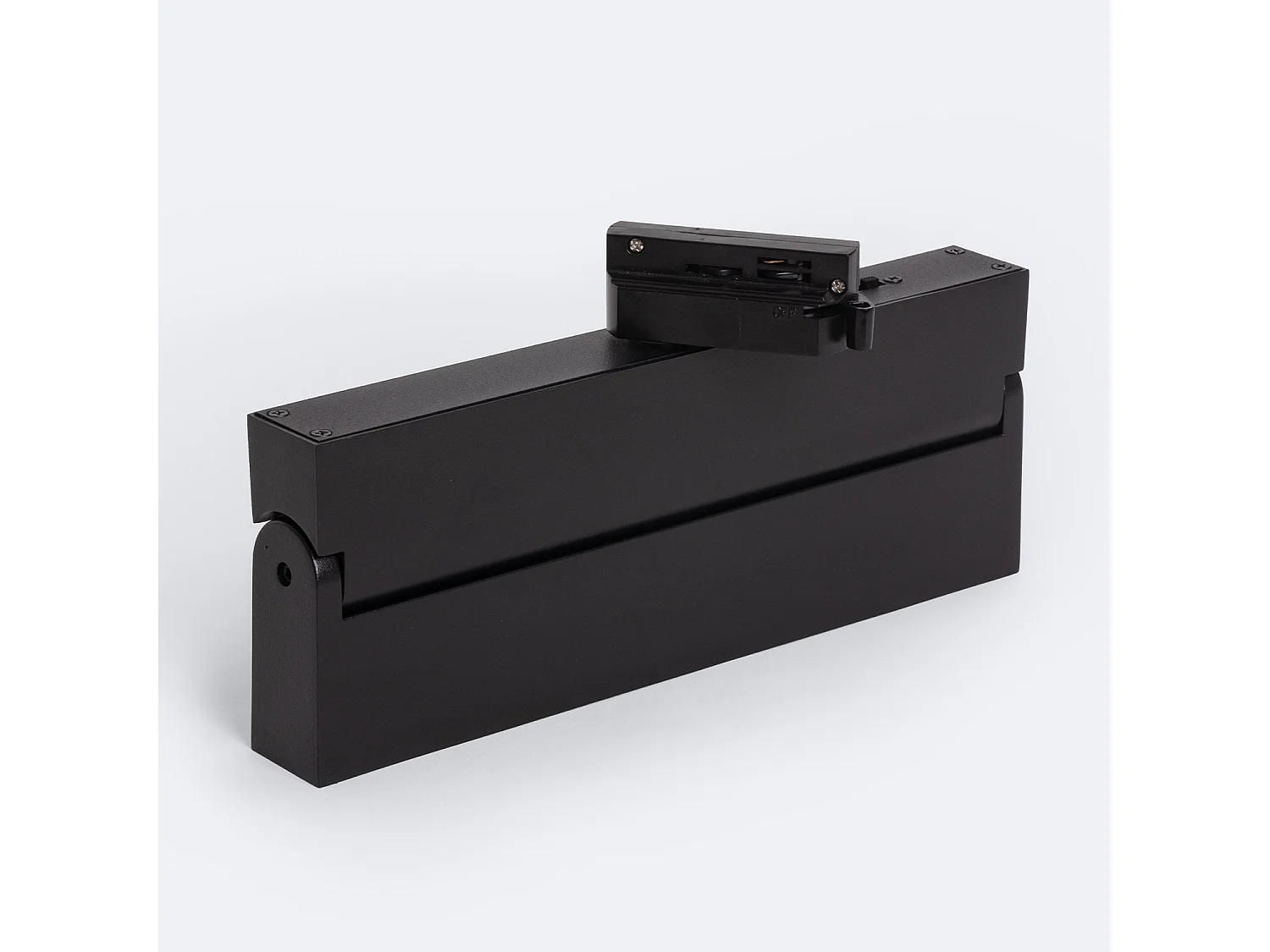 Spot Linéaire LED sur Rail Monophasé 24W CCT Sélectionnable Dimmable Elegant Noir 3000K - 4000K - 5000K Sélectionnable