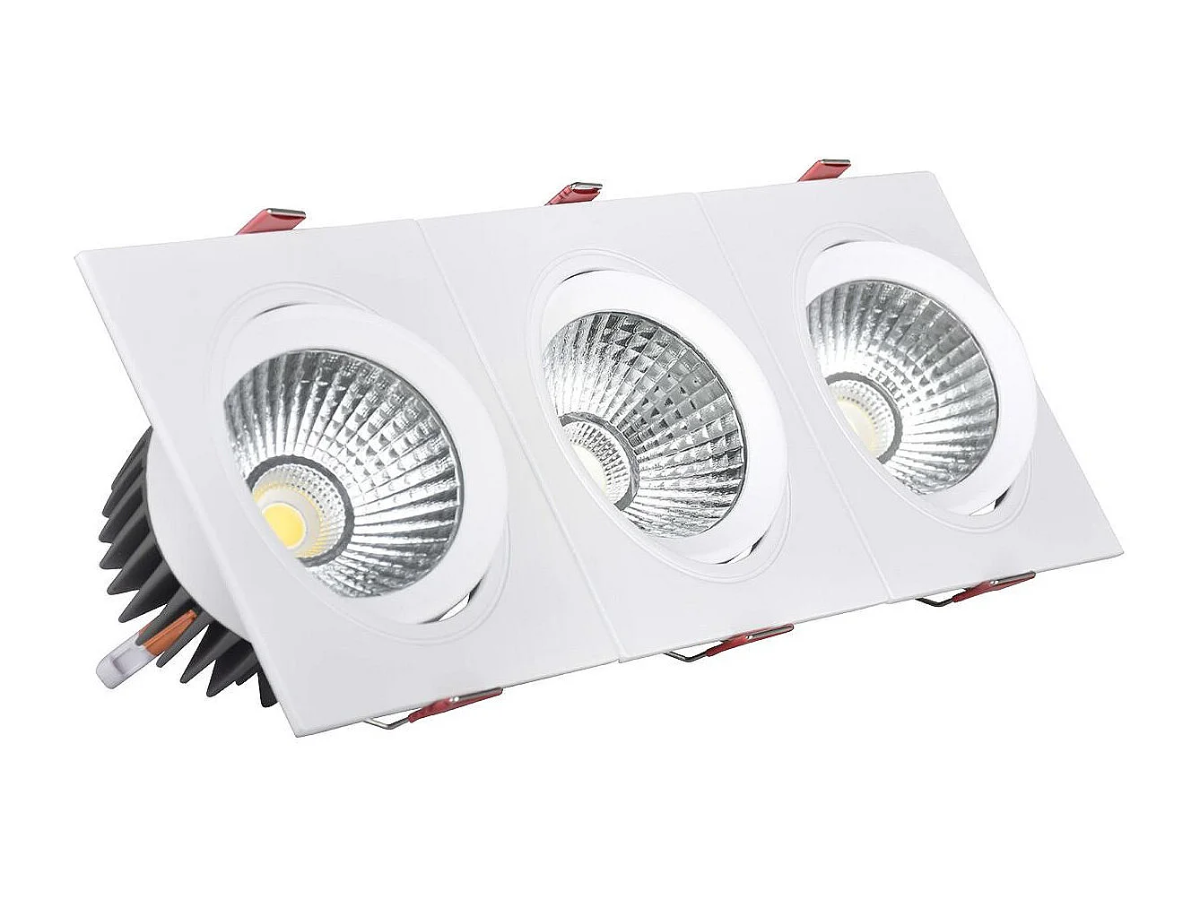 Foco Downlight LED 45W Rectangular Madison Corte 400x120 mm 4000K Blanco Neutro