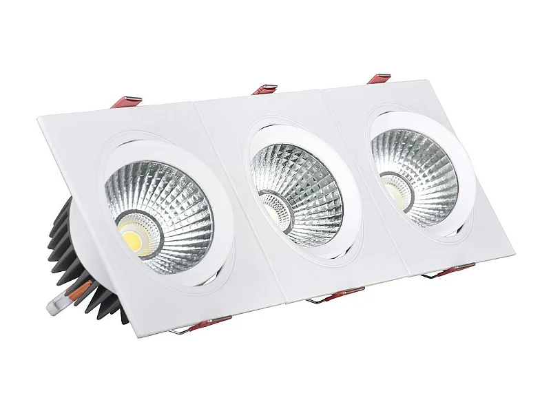 Spot Downlight LED 45W Rectangulaire Madison Coupe 400x120 mm 4000K Blanc neutre