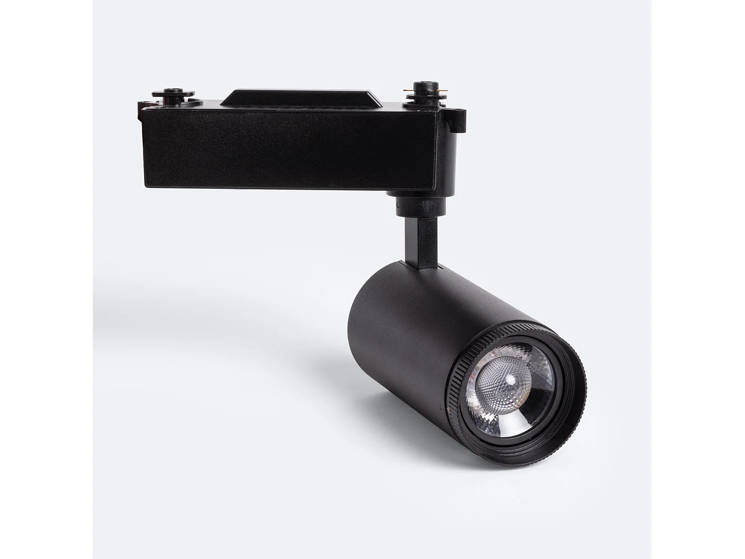 Spot LED sur Rail Monophasé 20W West CCT Sélectionnable Multi-Angle 15-60º Noir (4000K - 5000K - 6000K) Sélectionnable