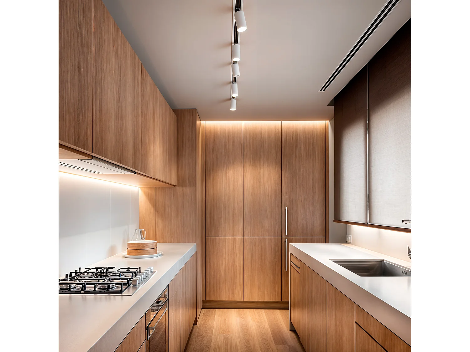 Spot LED sur Rail Monophasé 40W Bron Blanc 4000K Blanc neutre