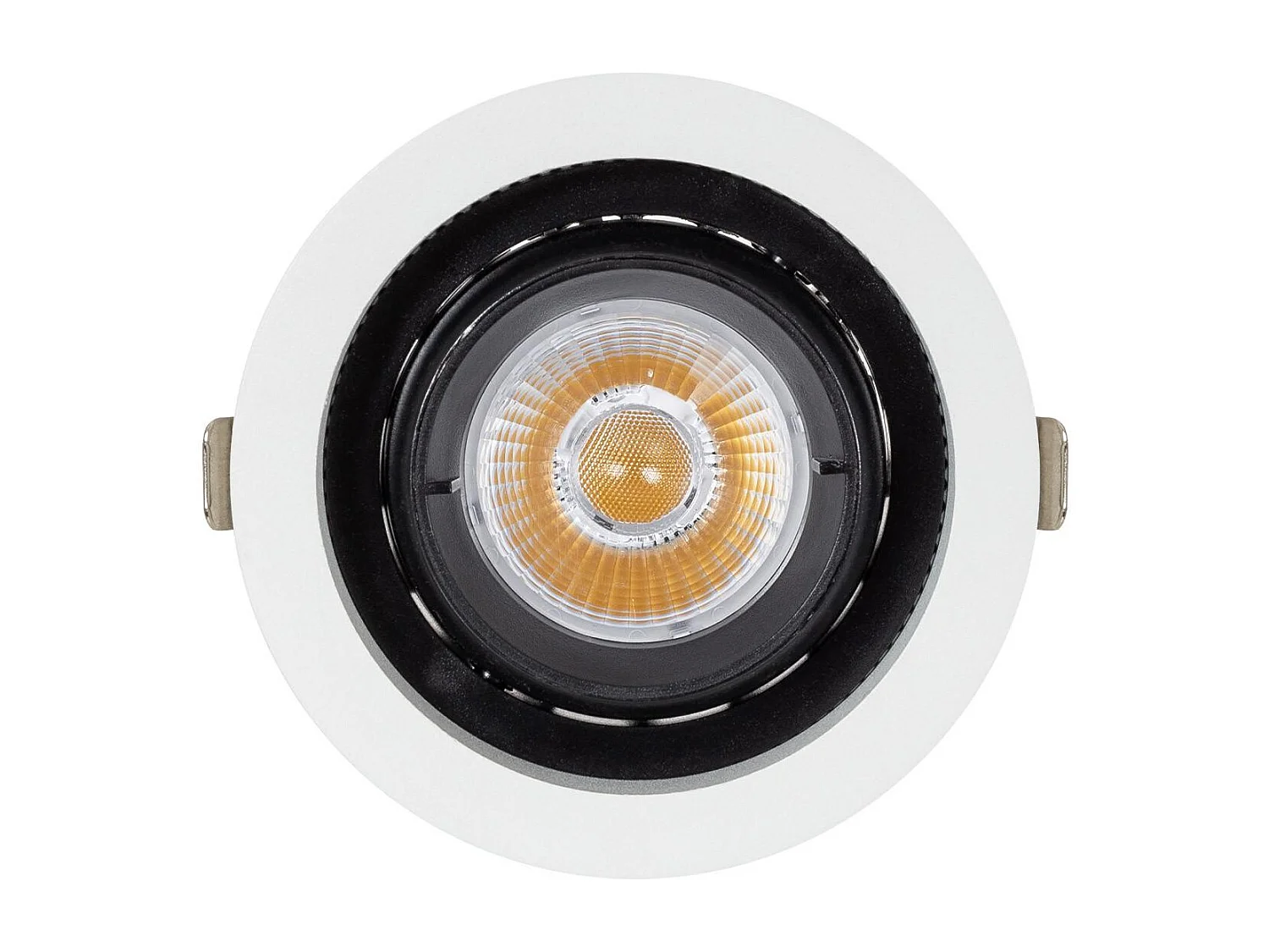 Spot LED Downlight COB Rond Orientable 360º (UGR19) High Lumen Expert Color No Flicker CRI90 18W Coupe Ø 115mm  No Flicker 6000K Blanc froid