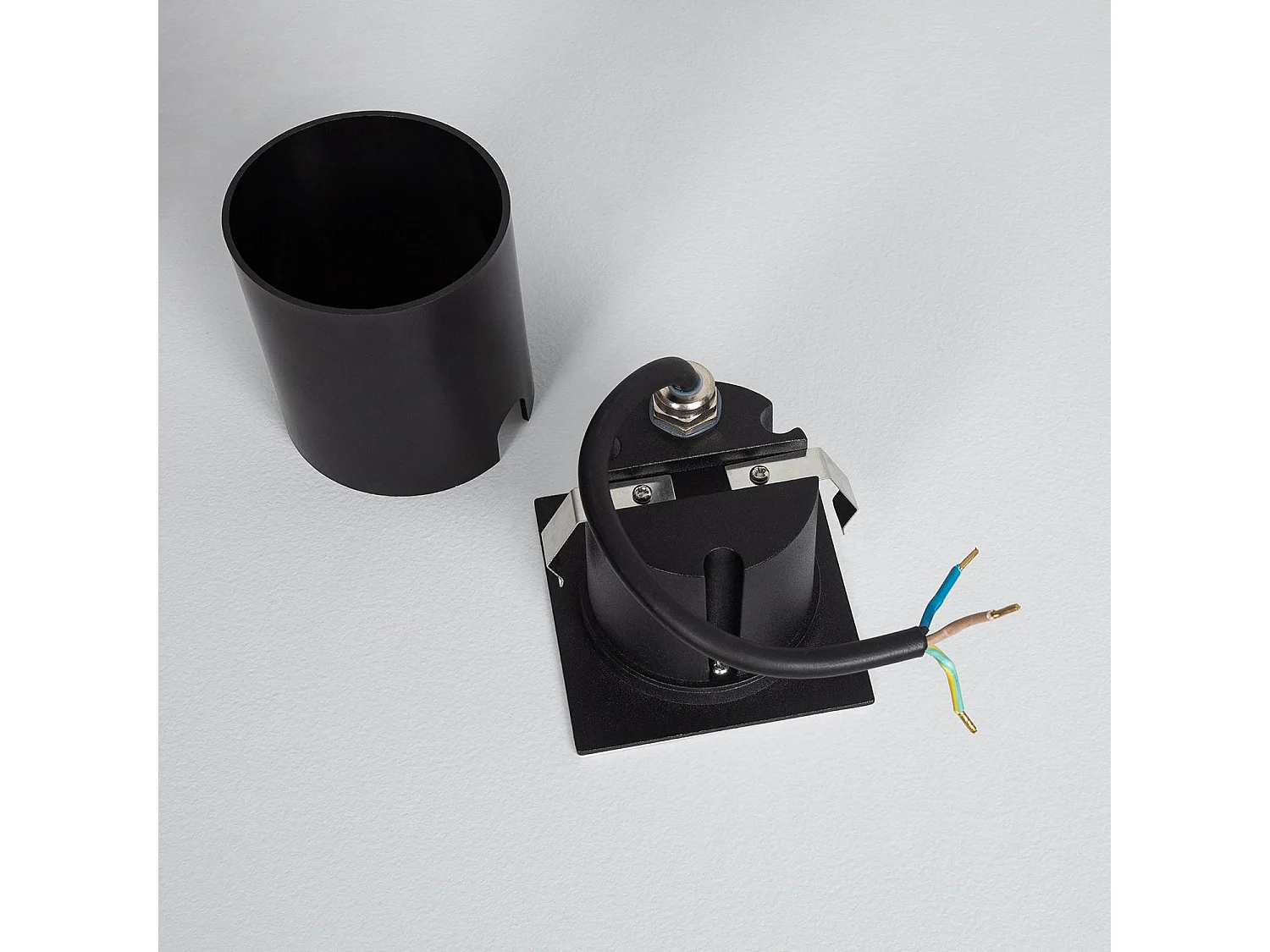 Balise Extérieure Murale LED Encastrable 3W Coney Noire