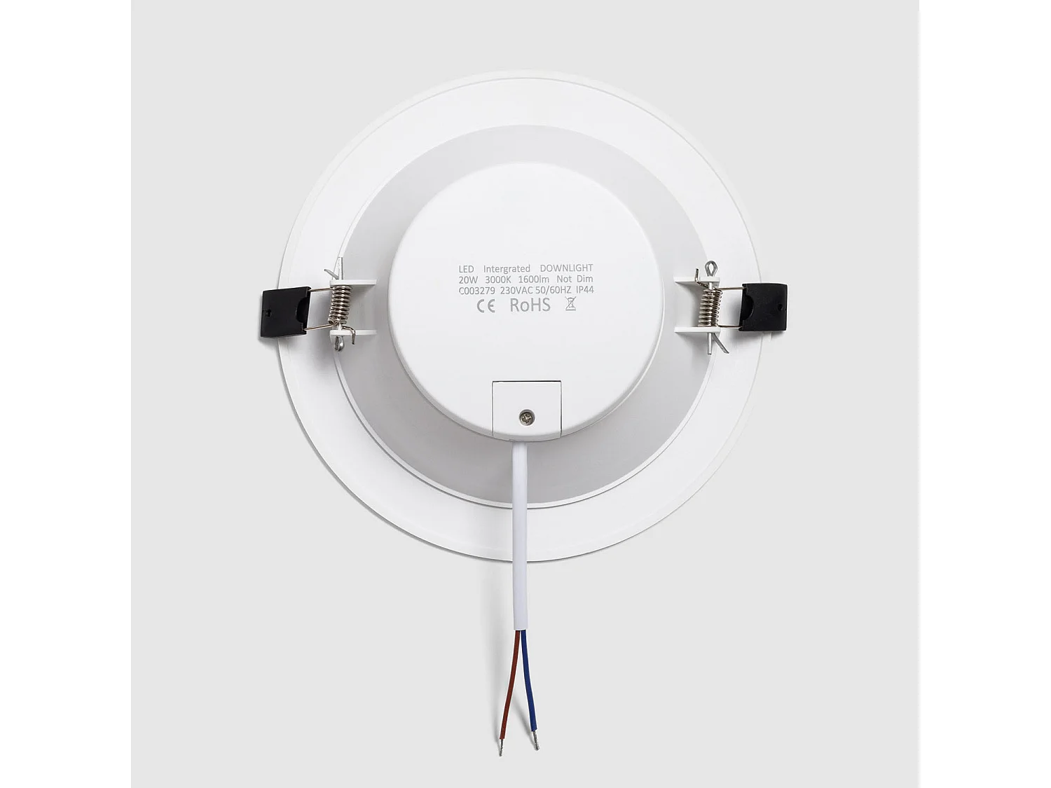 Downlight LED 25W Rond Bain IP44 Coupe Ø 145mm 4000K Blanc neutre