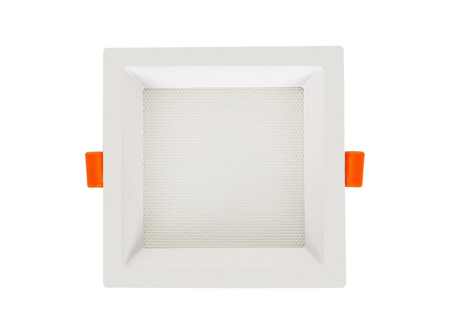 Pannello Downlight LED 10W Quadrata CCT Selezionabile Microprismatica Foro 110x110 mm No Flicker 2700K - 4000K - 6000K Selezionabile (Caldo-Naturale-Freddo)